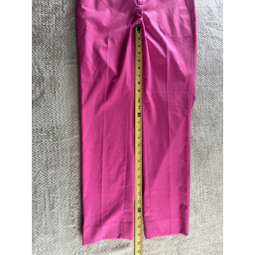NWT Banana Republic Petite Ryan Dress Pants Womens 2P Pink Stretch Straight Leg - Picture 9 of 9